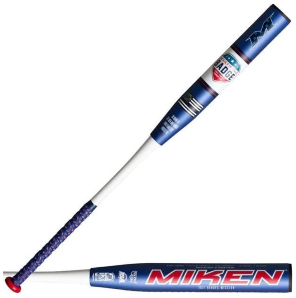 Miken 2022 Benefit The Badge Slowpitch Maxload 12” Barrel USSSA Bat 34” - 26 oz