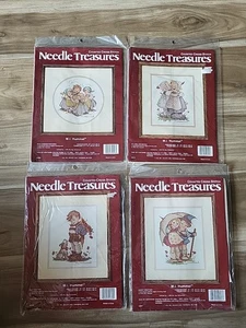 4 Needle Treasures Counted Cross Stitch M.I. Hummel So Cute! - Picture 1 of 6