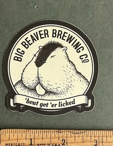 Big Beaver Brewing Bier Aufkleber Loveland Colorado Micro Brew Craft Decal - Bild 1 von 1