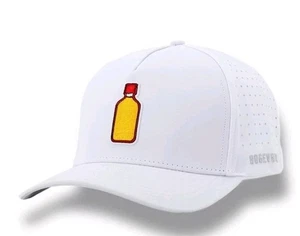 Bogey Bros Golfmütze Hot Shot Feuerball Performance Druckknopflasche weiß lustig Whiskey - Bild 1 von 9