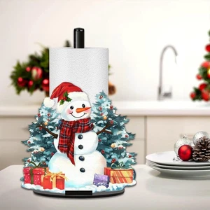 Schneemann Papierhandtuchhalter, Weihnachten Papierhalter, Winter Urlaub Dekoration... - Bild 1 von 7