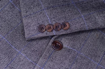 Paul Stuart Wool Cashmere Check Sport Coat Blazer Jacket Size 40-R Dual Vent - Image 1 of 4