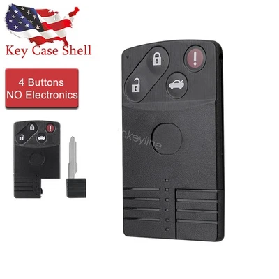 Repuesto Tarjeta Inteligente Control Remoto Llave Carcasa Llavero para Mazda CX-7 CX-9 2007-2009 Foto 1 de 4