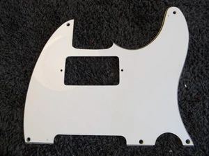 Warmoth Telecaster Schlagbrett, Humbucker, 5-Loch, weiß - Bild 1 von 3