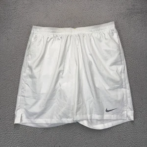 Nike Shorts Men XL White 34 x 10 DriFit Athletic Pockets Training Running Gym - Picture 1 of 13