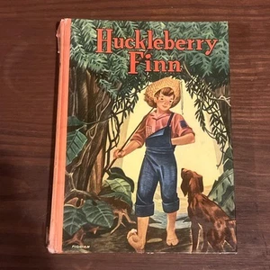 The Adventures of Huckleberry Finn Tom Sawyer's Comrade by Mark Twain HC 1951 - Picture 1 of 12