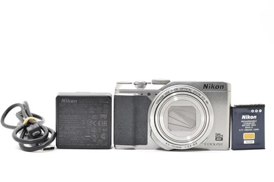 Nikon COOLPIX A900 Silver 20.3MP 35x Zoom Compact Digital Camera Form Japan - Image 1 of 4
