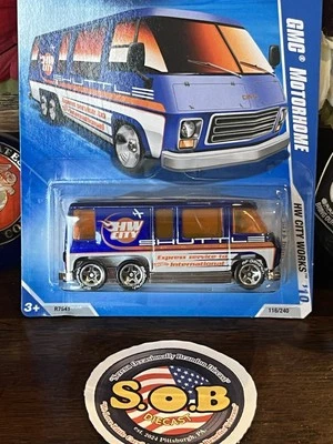 Hot Wheels 1976 GMC Motor Home HW City Shuttle Blue Diecast SEALED NM Condition - Image 1 of 4