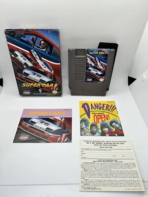Super Cars Nintendo NES Game Complete Boxed With Registration Card Rare Nice! - Image 1 of 4
