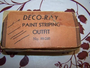 VINTAGE Deco-Ray paint striping outfit No. 89-240 With instructions - Picture 1 of 3