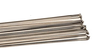 Marwi / Union Titanium Bladed Spokes 14g 266mm 2.0 J-Bend 18 Qty Aero NEW NOS - Picture 1 of 4