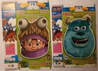 2002 Nestle Cereal Shreddies Monsters Inc Packet Face Masks - Boo &amp; Sulley