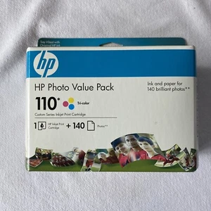 HP 110 Photo Value Pack Tri-Color Cartridge ~ Sealed EXP January 2015 - Picture 1 of 5