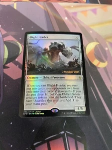 MTG - BLIGHT HERDER - RARE - PRERELEASE PROMO - NM - BFZ - Picture 1 of 1