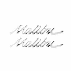 For 1966-1967 Chevelle Rear Quarter Emblem, “Malibu”, Sold as a Pair Trim Pa - Picture 1 of 1