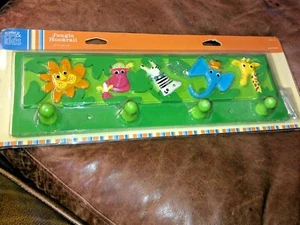 Restore And Restyle Kids JUNGLE  Coat Hookrail , Elephant, Monkey, Giraffe NEW - Picture 1 of 6