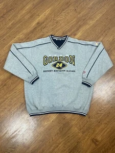 Vintage Jeff Gordon #24 NASCAR Dupont Racing Chase Authentics Sweatshirt Size XL - Picture 1 of 5