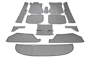 Mercedes Benz W114 W115 Sedan Complete Floor Carpet Set 13 pieces Gray Color - Picture 1 of 1