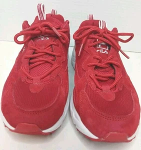 Fila Womens 5RM00860-612 Red Lace Up Running Athletic Shoes Size US 8 - Picture 1 of 11