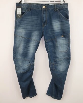 FIRETRAP MEN TAPERED JEANS talla W38 L32 - Imagen 1 de 4
