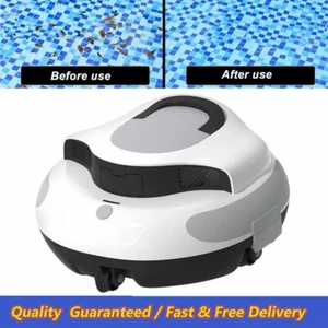 Swimming Pool Robotic Pool Cleaner Cordless Robotic Pool Vacuum Cleaner New - Picture 1 of 18