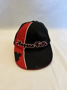 Gorra de béisbol de las Cataratas del Niágara bordada roja negra talla única gancho y boú - Imagen 1 de 4