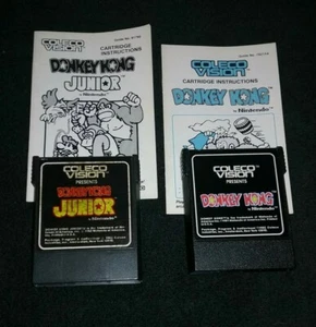 Colecovision Donkey Kong And DK Junior with Instructions - Picture 1 of 8