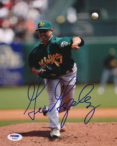 Oakland A's Nationals Gio Gonzalez Autographed Signed Auto 8x10 Photo ~ PSA/DNA - Picture 1 of 5