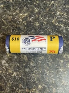 2009-P Puerto Rico Territorial Quarter "Beautiful" Yellow Coin Roll!l - Picture 1 of 6