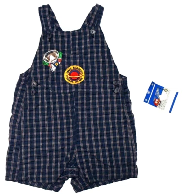 Nuevo con etiquetas Mono Samara Mameluco Bebé Infante Talla 24 Meses Cuadros Espacio Exterior Tema  Foto 1 de 4