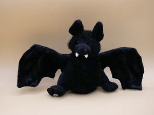 Y2K Original Rare WEBKINZ GANZ BLACK BAT HM367 PLUSH Black Bat - Picture 1 of 5