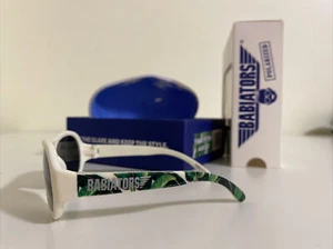 NEW Babiators Junior Polarized Sunglasses White You’re The Palm Ages 0-3 - Picture 1 of 8