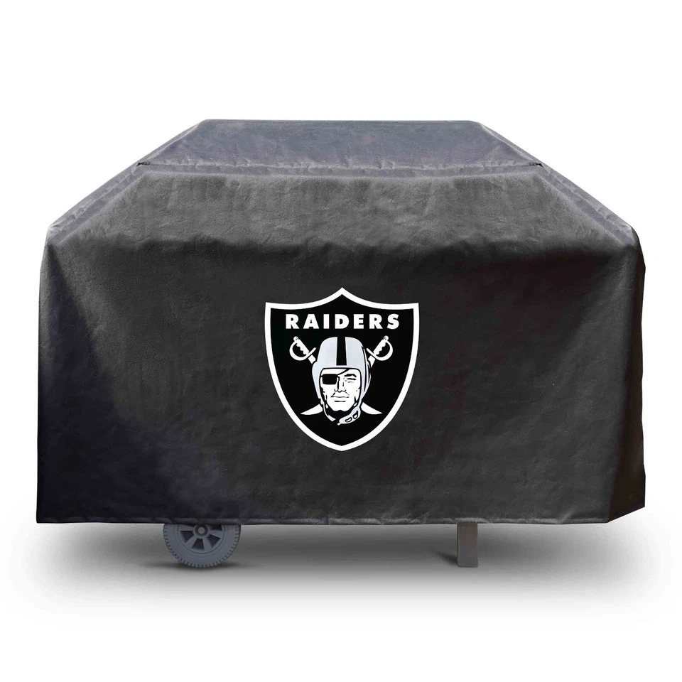 拉斯维加斯突袭者队 NFL 烧烤烧烤大号 4 个燃烧器烧烤盖 Fanmats 68x21x35 — 第 1/1 张图片