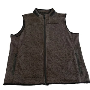Browning Men's Fleece Polyster Vest Hunting Outdoor Full Zip Pockets Size XXL - Picture 1 of 7