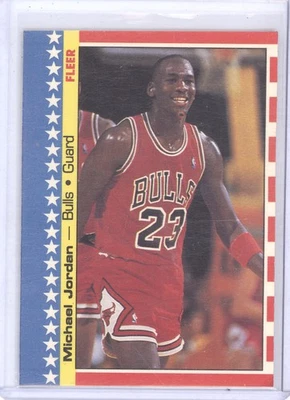 Pegatinas Fleer #2 Michael Jordan 1987-88 Foto 1 de 2