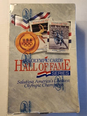 Tarjetas coleccionables olímpicas Impel 1991 serie Salón de la Fama de Estados Unidos caja sellada de fábrica Foto 1 de 4