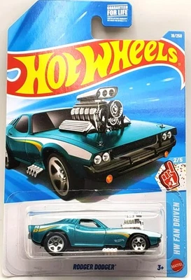 NUEVO 2025 Hotwheels HW Fan Driven Series *RODGER DODGER* Cupé # 19/250 Foto 1 de 2