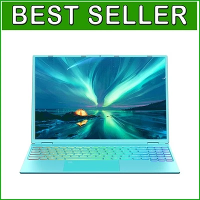 Powerful 16-Inch Laptop with 2.5K Display, Intel N95 CPU & Fingerprint Unlock - Image 1 of 4