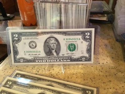 25 Each 2003 Consecutively Serial # $2.00 US Federal Reserve Notes Uncirculated - Image 1 of 4