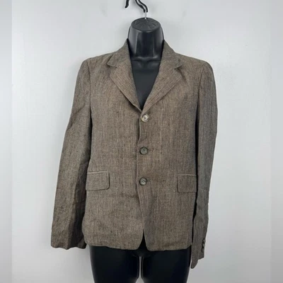 Marni Women Single Breasted Linen Blazer Size 40 US 4 - Image 1 of 4