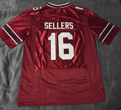 ¡Envío rápido gratis! Camiseta cosida LaNorris Sellers South Carolina Gamecocks 16 Foto 1 de 4