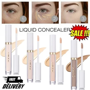 UK FULL COVERAGE MATTE LIQUID FOUNDATION CONCEALER MAKEUP UNDER EYE COVERAGE - - Picture 1 of 21