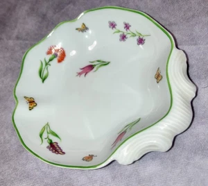 Tiffany & Co Limoges Frankreich "Tiffany Garden" Jakobsmuschel Muschel Schale 6" - Bild 1 von 9