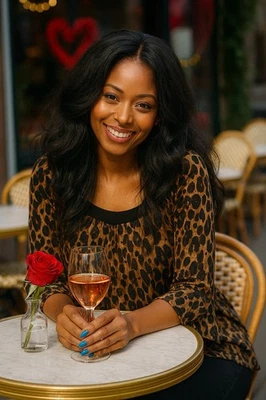 Top para mujer George - talla 1X/XG - estampado de leopardo - muy querido Foto 1 de 2