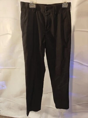 Croft & Barrow Mens flat front black dress pants 31x32 - Image 1 of 3