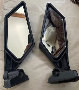 Black Side View Mirror Racing Set for Can-Am Maverick X3 R Max 715002898 - Picture 1 of 5