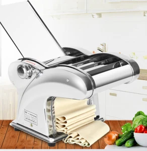 Máquina de fideos de masa para fabricante de pasta eléctrica de 110 V +2 cortadores - Imagen 1 de 9