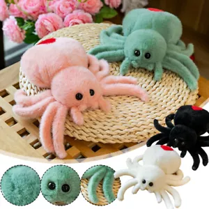 Imitation Spider Plush Toys Soft Stuffed Gift Animals Dolls for Halloween - Picture 1 of 16