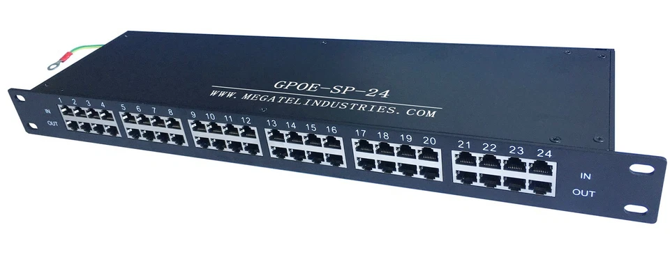 GPOE-SP-24, Gigabit POE 24-Port Surge Protector - Image 1 of 3