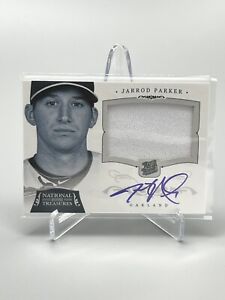 Jarrod Parker 2012 National Treasures 177 Rated Rookie Jersey Auto /99